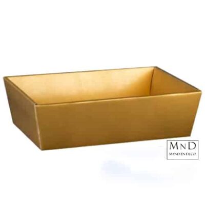 Manden karton 29X21X9cm GOUD