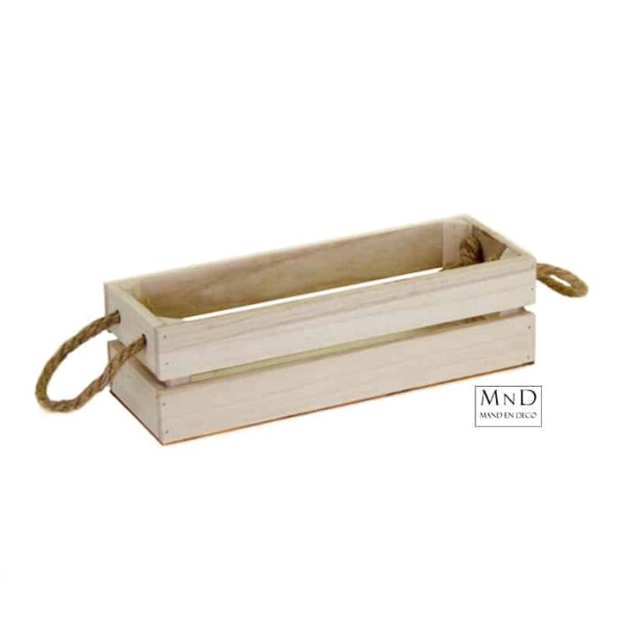 Kratje rechthoek Arman S naturel 26,5x9.5x8cm - Afbeelding 3