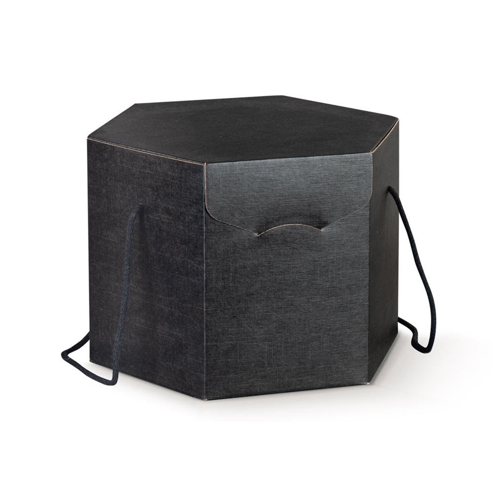 Luxe doos hexagonaal 30x30x24 cm
