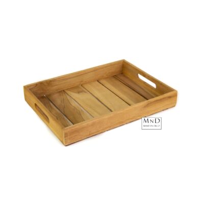 Dienblad Teak 26x18x4.5 cm