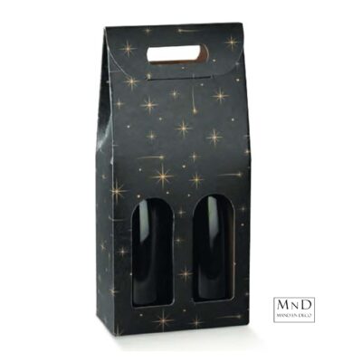 2 fles zwart met ster