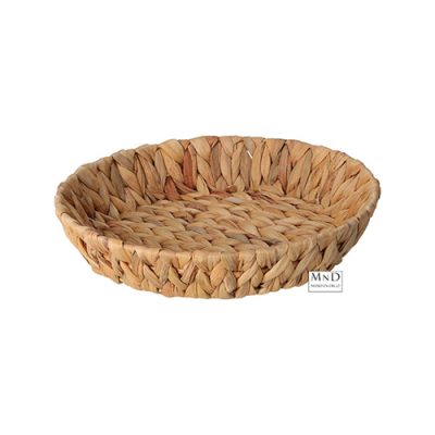 Mand rond waterhyacint Ø29x7cm