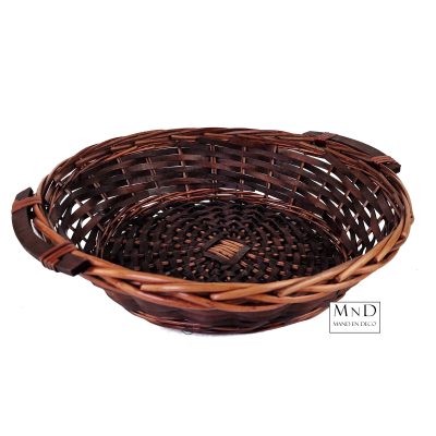 Spaanse mand XL bruin 45x45x12cm