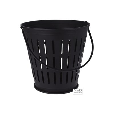 Vuurkorf metaal met handtang Ø39xH38CM