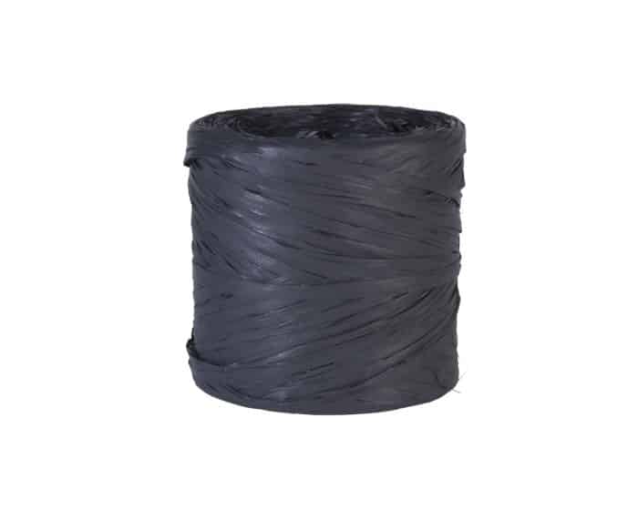 Raffia basic lint 200m | 10 nero zwart