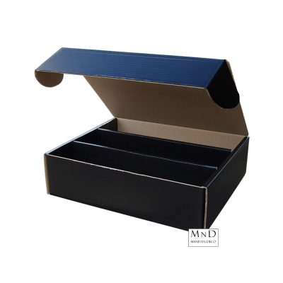 3 Fles Zwart Glans All-Over 33,5x28,4x9,5cm