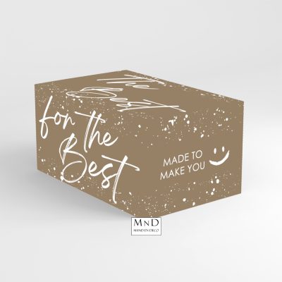Geschenkdoos The Best Goud 39x29x23cm