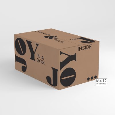 Geschenkdoos JOY Kraft Zwart 39x29x23cm