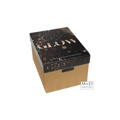 Geschenkdoos Glow | Bruine Bodem 39x29x23cm