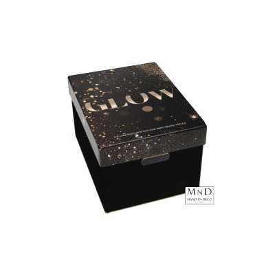 Geschenkdoos Glow | Zwarte Bodem 39x29x23cm