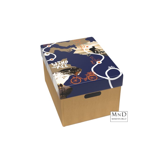 Geschenkdoos Wind Mee | Bruine Bodem 39x29x17.5cm