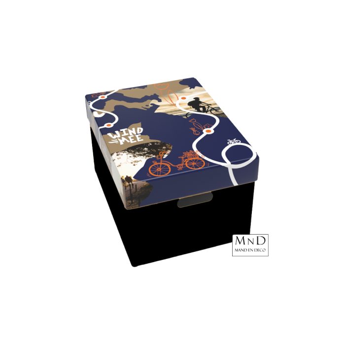 Geschenkdoos Wind Mee | Zwarte Bodem 39x29x17.5cm