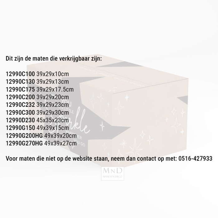 Geschenkdoos Sparkle Zwart 39x29x13cm - Afbeelding 2