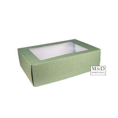 Vensterdozen Groot | Olijfgroen 38x28x9cm