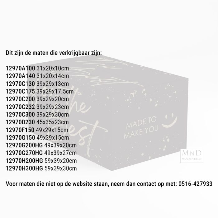 Geschenkdoos The Best Kraft Zwart 39x29x10cm - Afbeelding 2