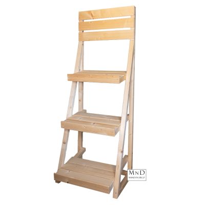 Display standaard Hout 3 laags