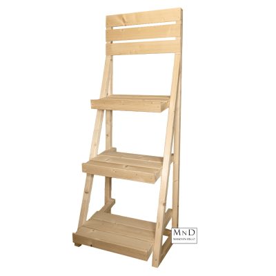 Display standaard Hout 3 laags 42x58x160cm