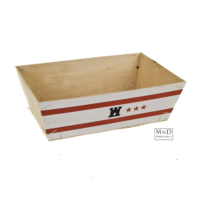 Houten bakje Drenthe MET 3 STERREN! 29x19x9cm van €2.75 nu voor €1.89