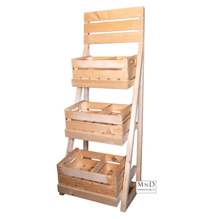 Display standaard Hout 3 laags - Afbeelding 2