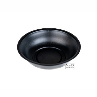 Schaal Sion rond zwart S Ø23x6.5cm