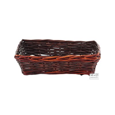 Mand Noa bruin rechthoek 34x25x9cm