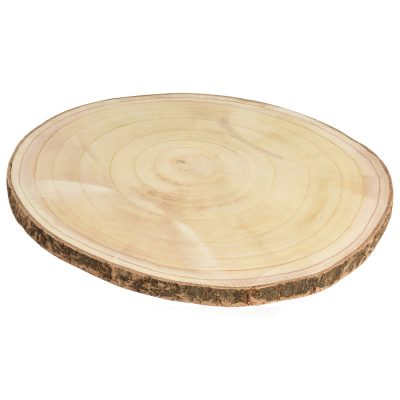Boomschijf met schors 40X40x2cm
