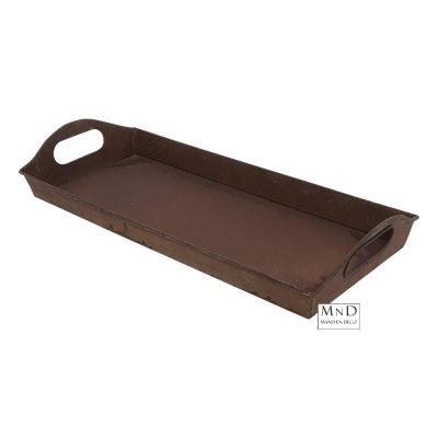 Dienblad rh Charlice S roest 38x16xH2.5cm