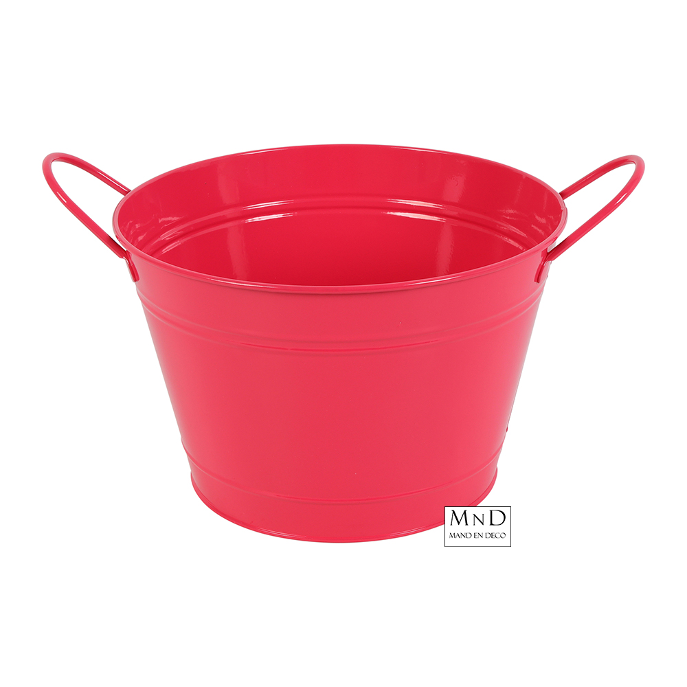 Emmer m/handvat Norene roze M Ø23.5x15.5cm